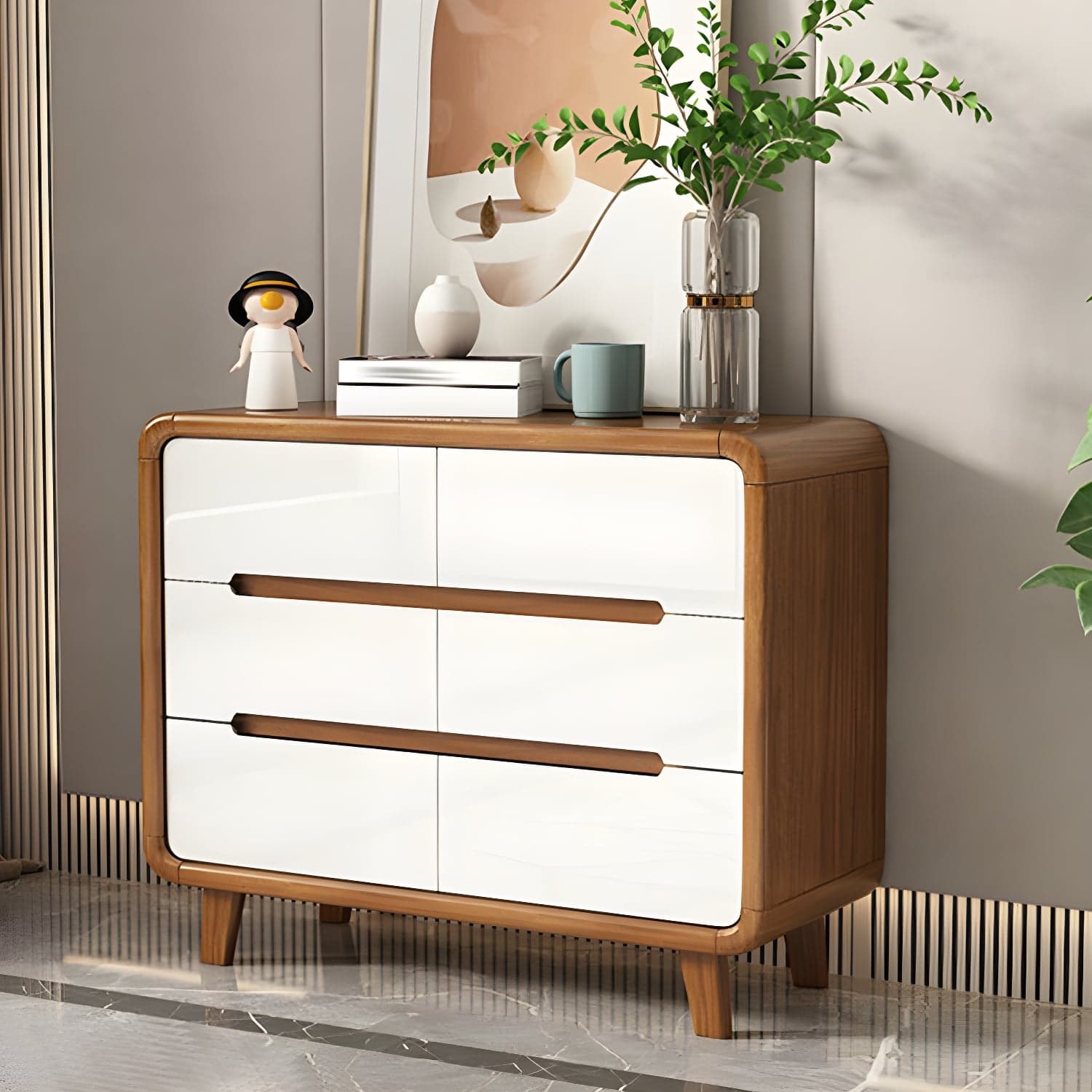 Traditional Wood Dressers with Drawers and Soft Close Glides thumbnail 5