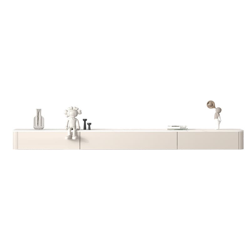 Contemporary Rectangular Wall Mounted TV Stand with Door Living Room thumbnail 13