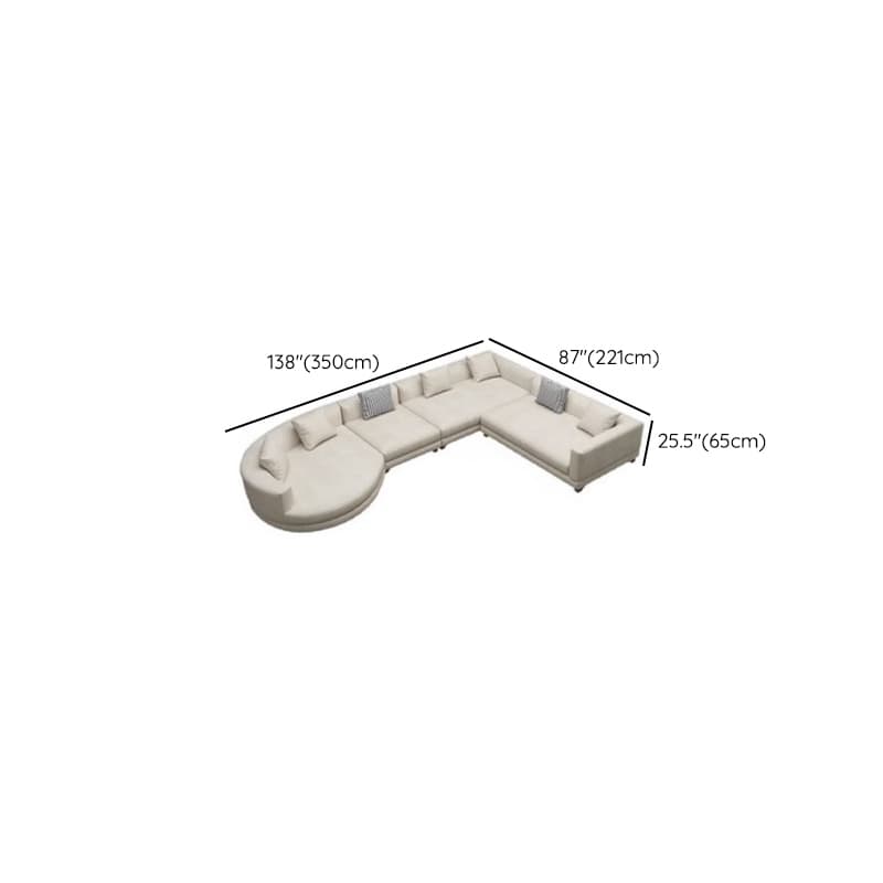 Living Space Use 4 Pc /5 Piece Set L-Shape Right Hand Facing Corner Sectional, 5-Seater /Seats 6 thumbnail 17