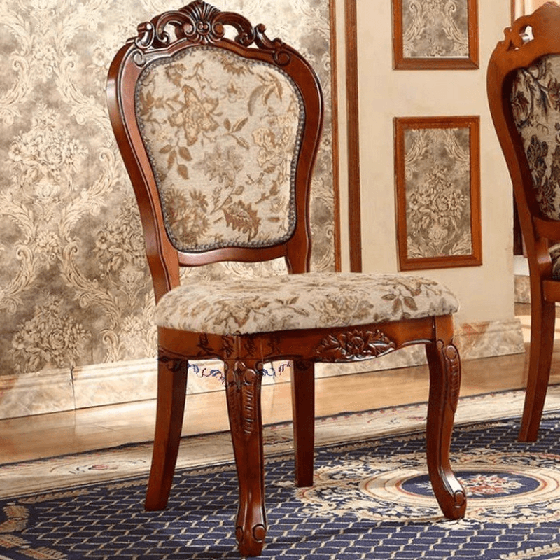 Modern Simple Style Queen Anne Upholstered Arm Chair with Arms, Walnut Timber Legs thumbnail 12