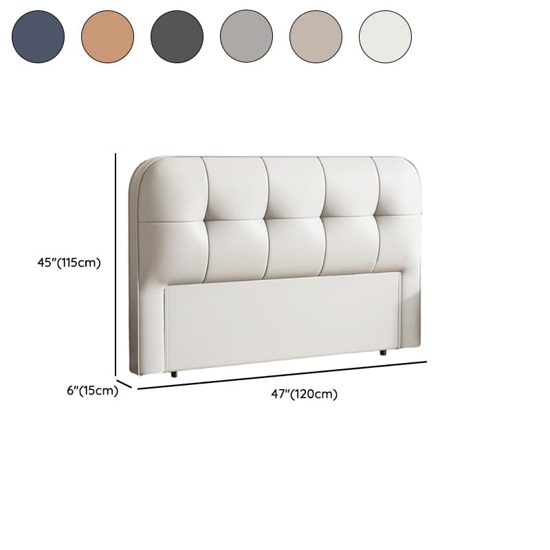 Simplistic Style Panel Headboard with No Distressing, Piled Tufted Rectangular Shape for King/Queen/Full Bed, Featuring Sponge Upholstery Fill and Standard Height thumbnail 11