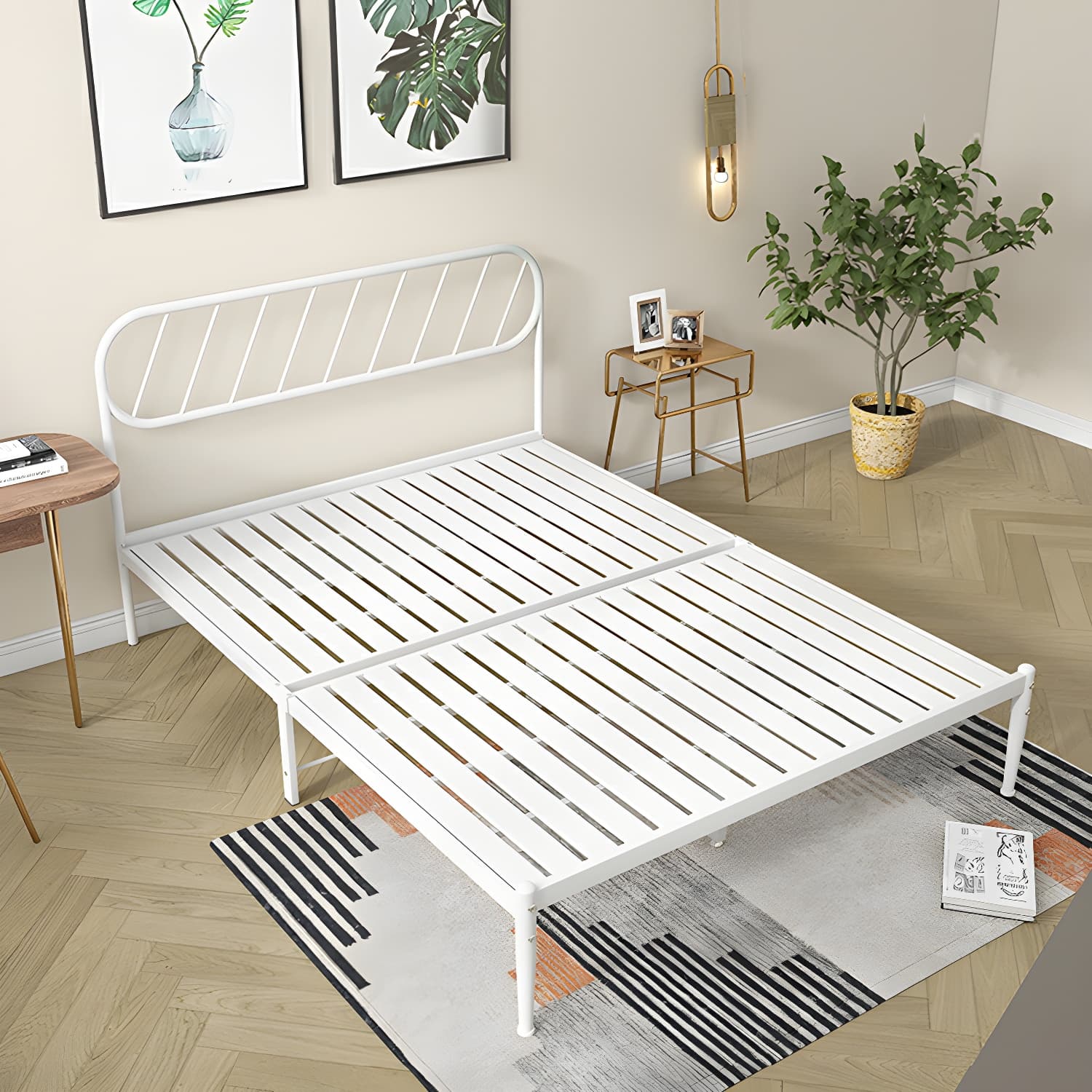 Modern Simple Style Open-Frame Panel with Metal Frame and Leg thumbnail 14