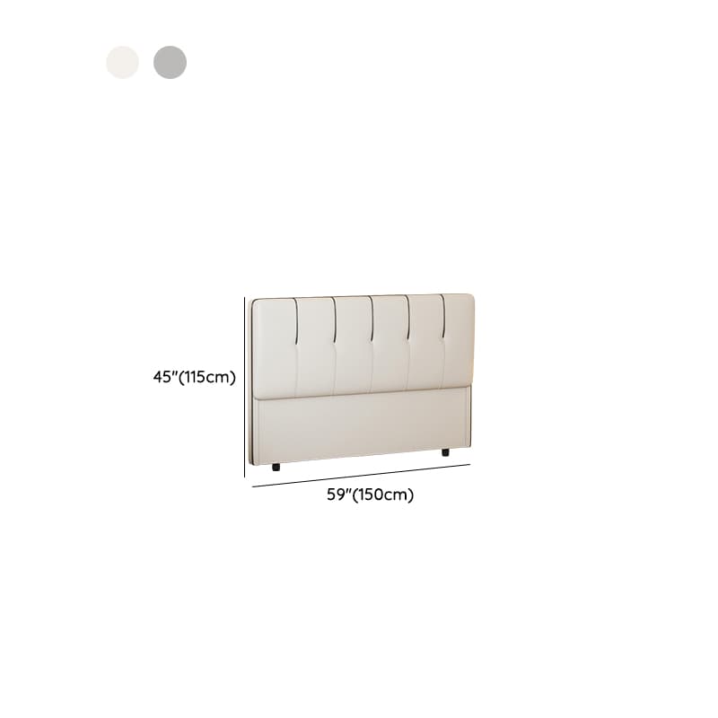 Modish No Distressing Button-tufted Panel Headboard in Rectangle Shape for King/Queen/Full Bed with Sponge Upholstery Fill and Standard Height thumbnail 10