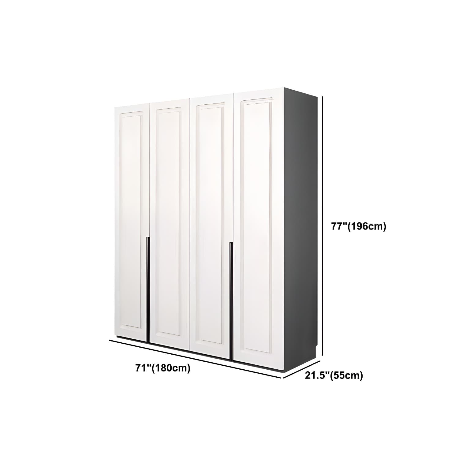 Modern Style Wooden Wardrobe Soft Close Door Wardrobe Closet with Drawer thumbnail 21