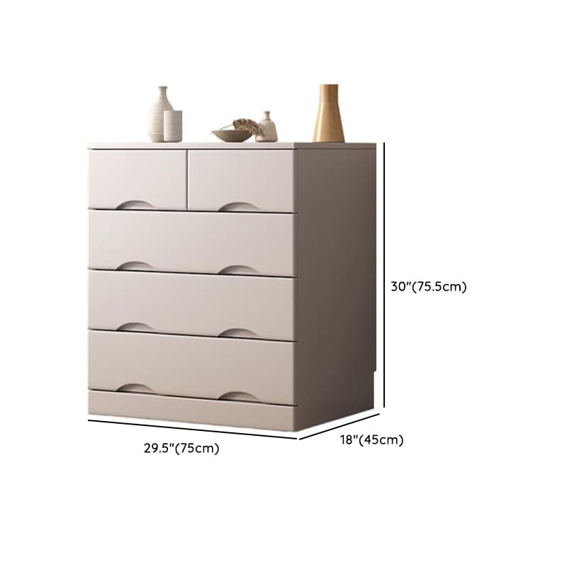 Light Gray Simple Cube Console Dresser for Parlor thumbnail 9