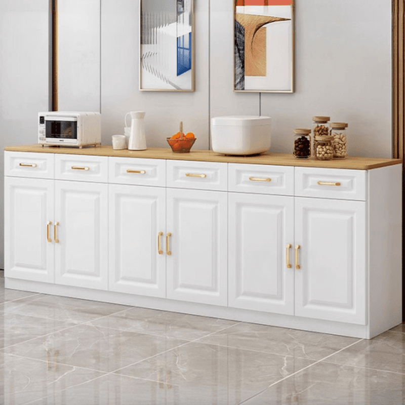 Modish Sideboard Composite Wood Standard/Narrow Kitchen Cupboards with 5 Drawers/4 Drawers/3 Drawers, 2 Shelves and 5 Doors/4 Doors/3 Doors thumbnail 7