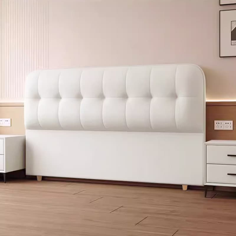 Trendy Panel Headboard with No Distressing, Piled Tufted Rectangle Design for King/Queen/Full Bed, Featuring Sponge Upholstery and Standard Height thumbnail 5
