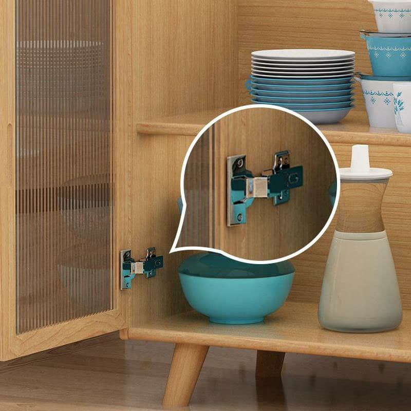 Scandinavian Style Narrow Wood Cabinet 40 cm Buffet & Sideboard Without Drawers Server thumbnail 13