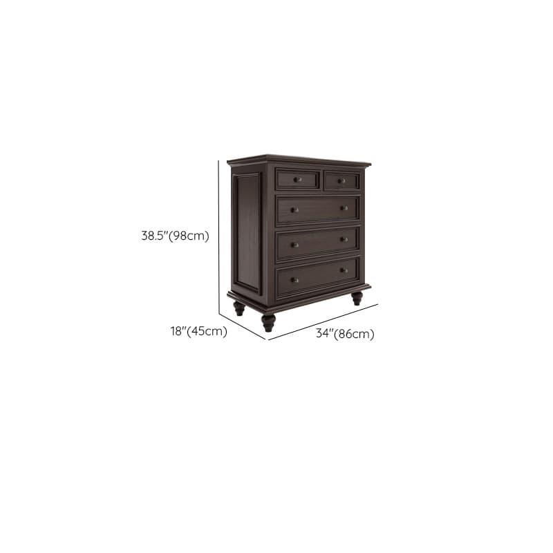 Classic Cocoa Lumber Horizontal/Vertical Console Dresser/Lingerie Chest/Bachelor Chest with 9 Drawers/7 Drawers/6 Drawers thumbnail 21