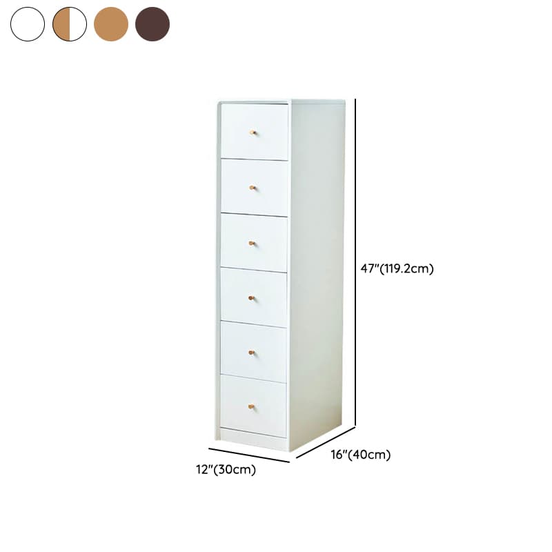 Minimalist Natural Wood Bachelor Chest with 6 Drawers, Vertical Orientation thumbnail 24