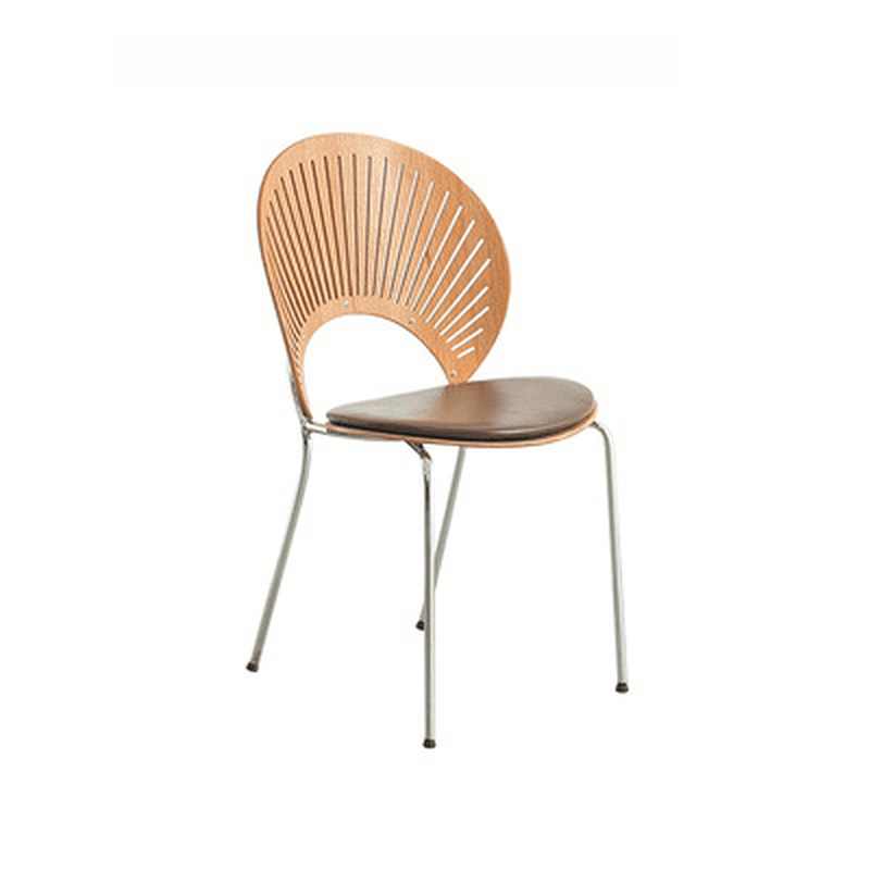 Dining Room Sturdy Side Chair with Outlined Frame and Foot Pads thumbnail 25