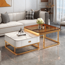 Table Base Color Gold/White