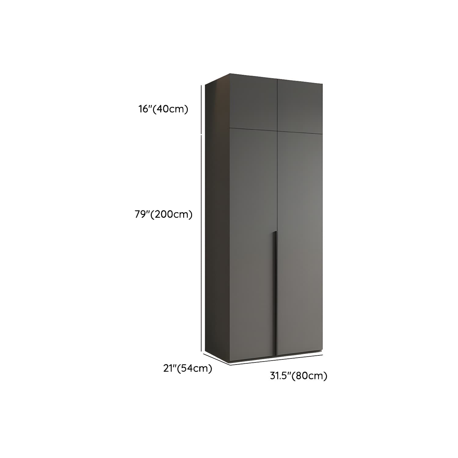 Modern Light Gray Wardrobe Closet Timber Soft Close Drawer Soft Close Door Interior Shelves thumbnail 24