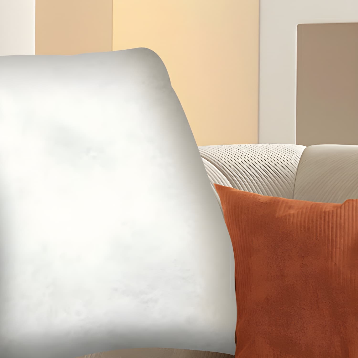 24.8" High Sofa with Tight Back Square Arm Corduroy for Apartment thumbnail 18