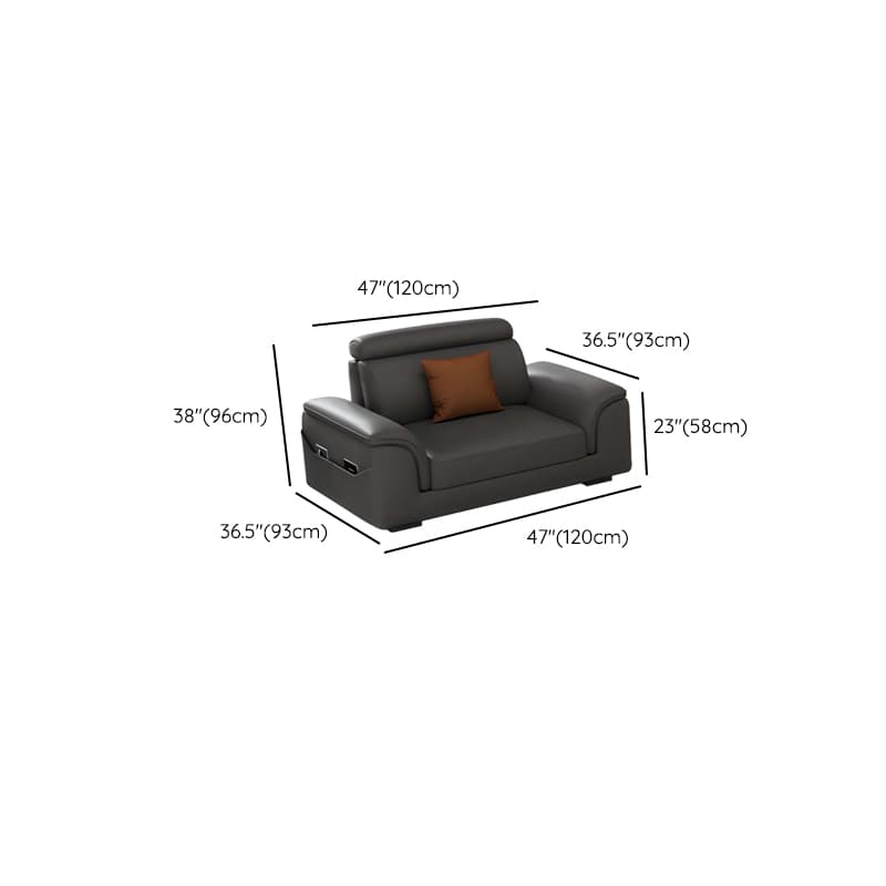 L-Shape/Straight Left/Horizontal Sofa Recliner/Sofa Couch with Pine Wood Frame thumbnail 15