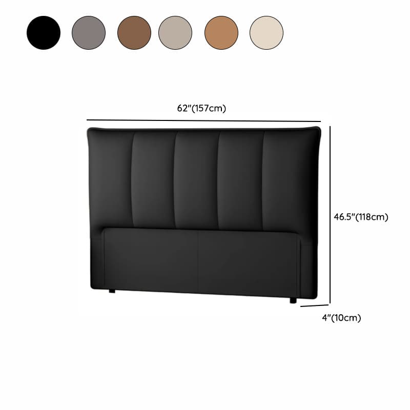 Standard（36-55“） Full(54"W x 75"L) Rectangle Free-standing Standard Upholstered Headboard Panel With Legs with Sponge Cushion in a Simple Style thumbnail 12