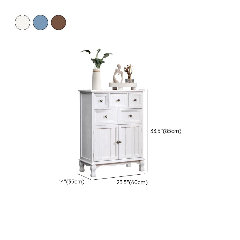 Wooden Bronze Solid Wood Dressers & Chests with Drawers Metal Handle, No Assembly - image 19