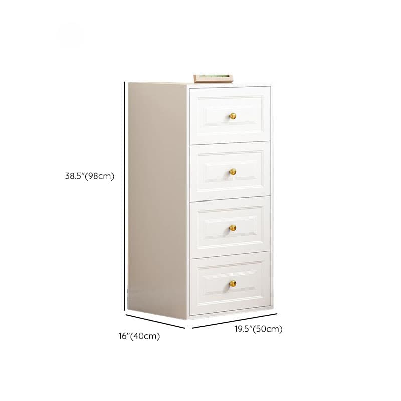 Chalk Casual Metal Bachelor Chest/Semainier with 5 Drawers/3 Drawers/4 Drawers in Vertical/Horizontal Orientation thumbnail 18