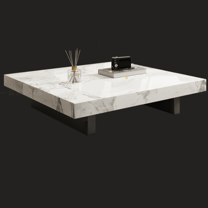 Square Board Game Coffee Table with Sled Base Suitable for Living Room Use thumbnail 13