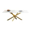 Table Top Color White/Gold