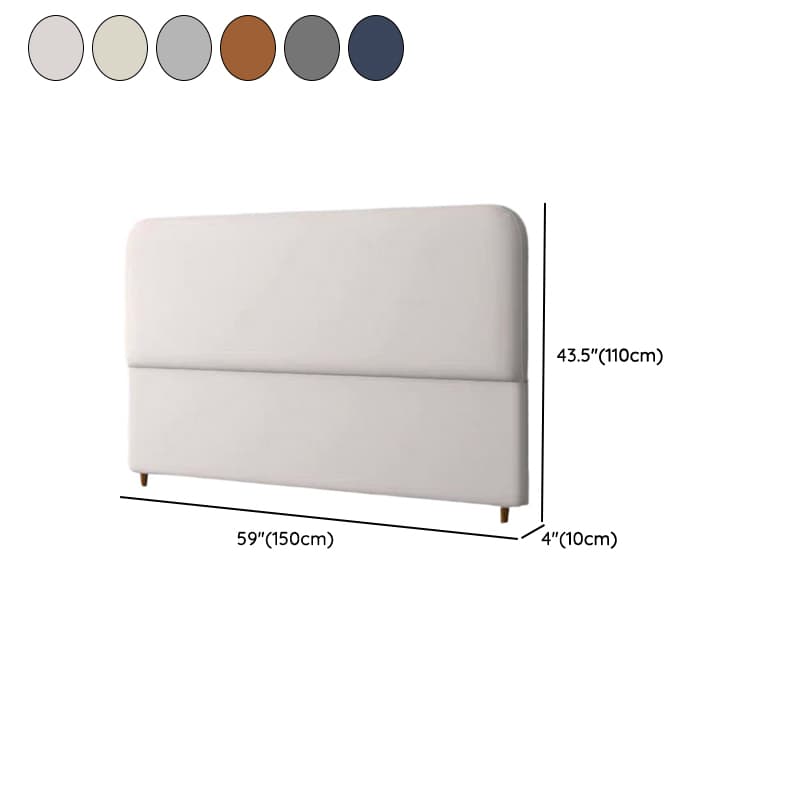 Trendy Panel Headboard in Natural Wood with No Distressing, Rectangle Shape for King/Queen/Full Bed, Sponge Upholstery Fill, Standard Height thumbnail 11