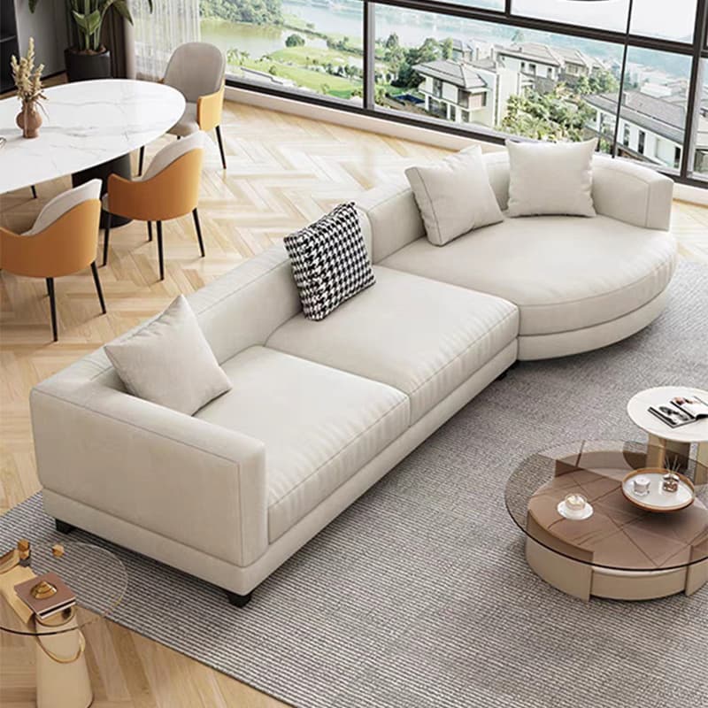Living Space Use 4 Pc /5 Piece Set L-Shape Right Hand Facing Corner Sectional, 5-Seater /Seats 6 thumbnail 2