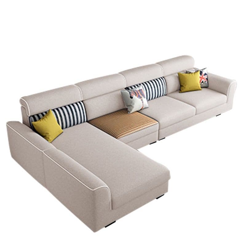 L-Shape Sofa Recliner in Lime Green/Tan/Coffee, Left Orientation thumbnail 5