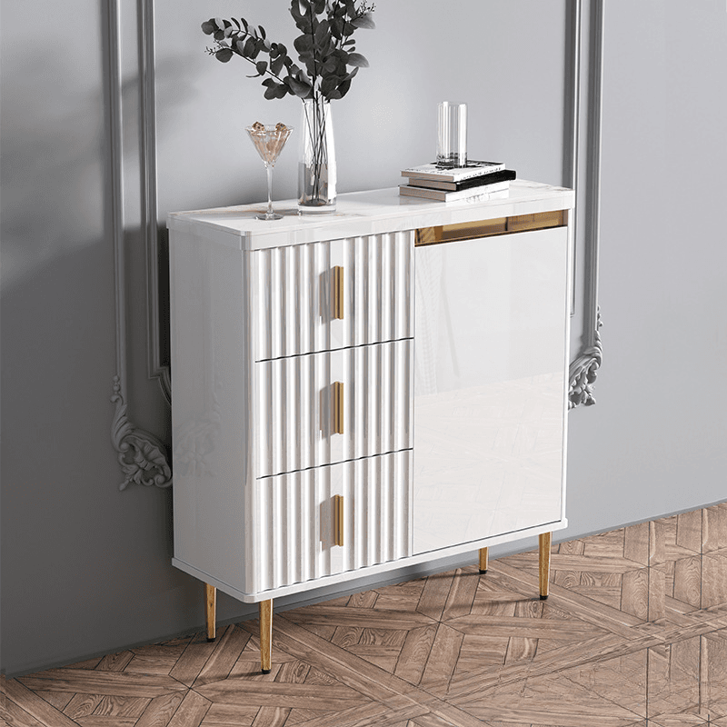 Luxurious Chalk Stone Standard Flooring Sideboard with 3 Doors & Variable Shelf thumbnail 5
