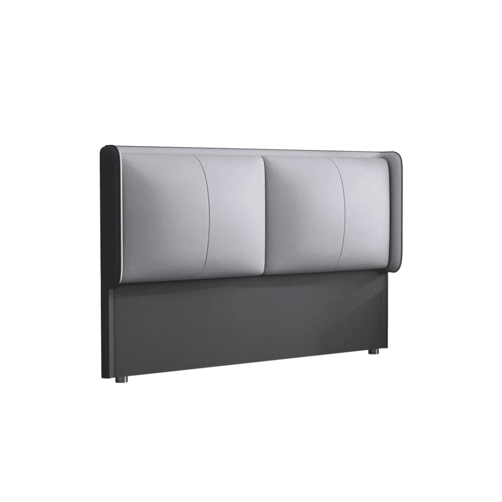 Modish Style Panel Headboard in Timber with No Distressing, Rectangle Shape for King/Queen/Full Bed, Featuring Sponge Upholstery and Standard Height thumbnail 8