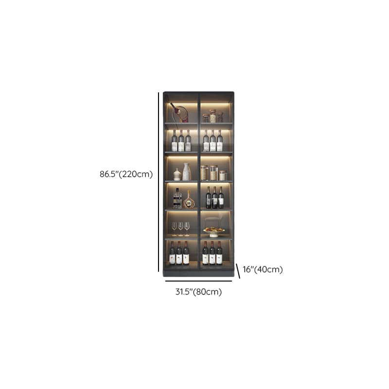 Standard/Wide Chalk 3 Drawers Closet 2 Shelves/1 Shelf Glass Doors Functional Storage Cabinet Sideboard thumbnail 13