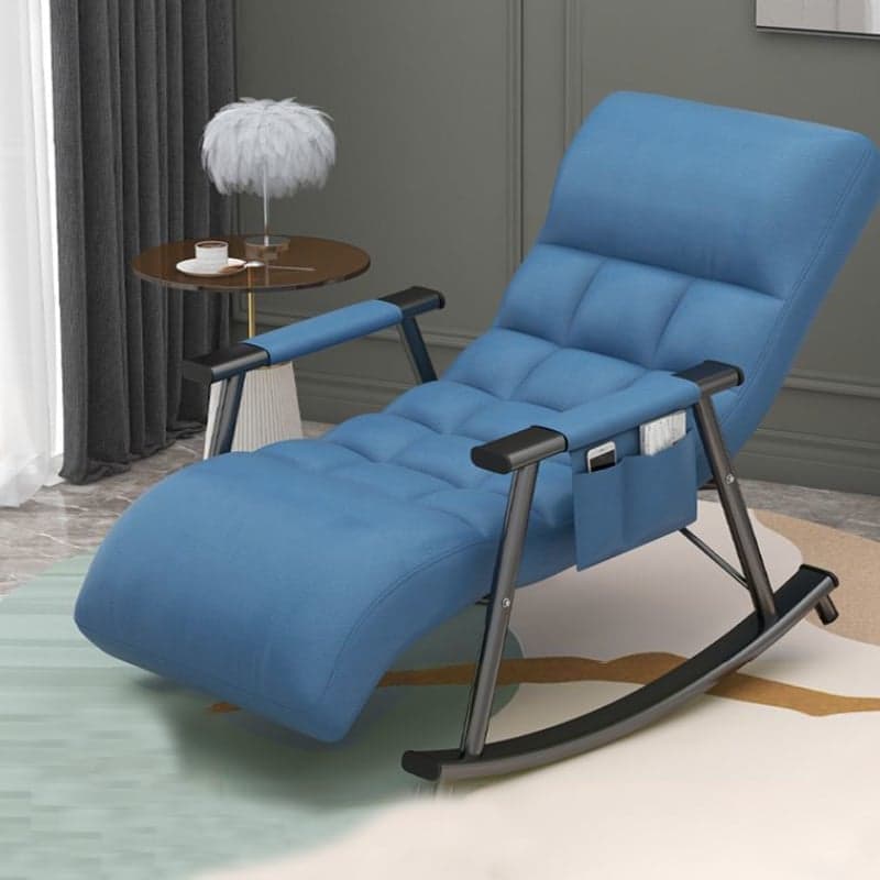 Stylish Tufted Upholstered Rocking Chair - Modern Design for a Comfy Home thumbnail 1