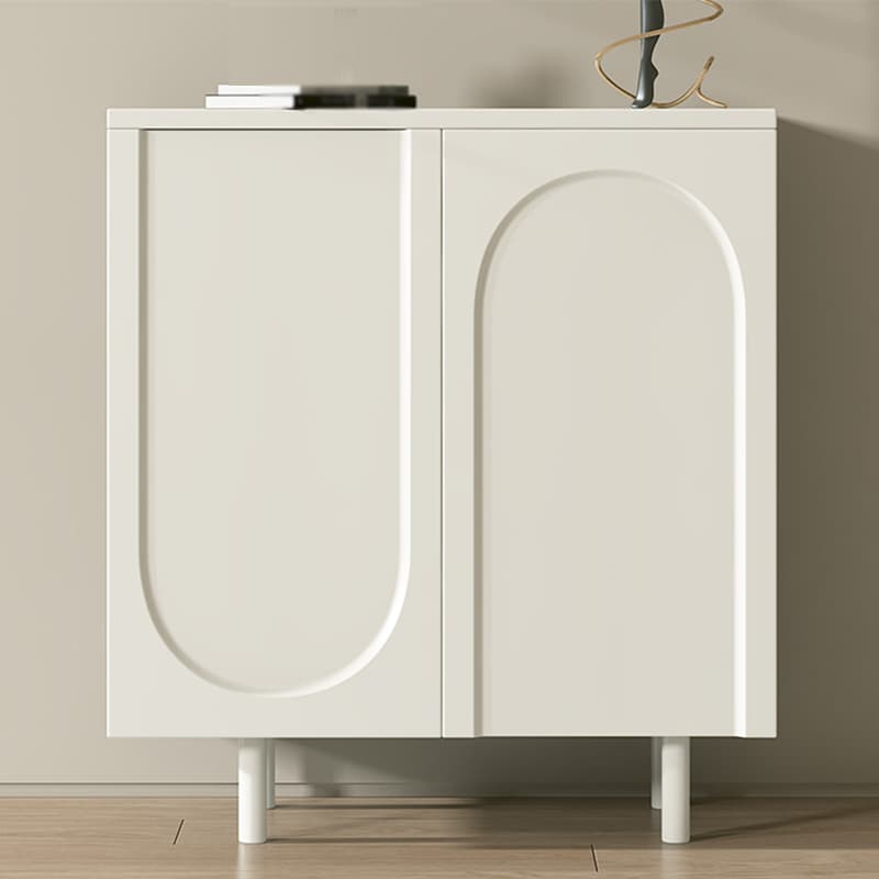 Modern Living Room Manufactured Wood Buffet Sideboard in White thumbnail 7