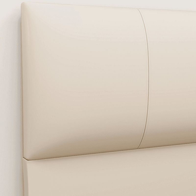 Simplistic Style Panel Headboard in Natural Wood with No Distressing, Rectangular Shape for Queen/Full/Twin XL Bed, Featuring Sponge Upholstery and Standard Height thumbnail 12