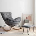 Upholstery Color Black Houndstooth