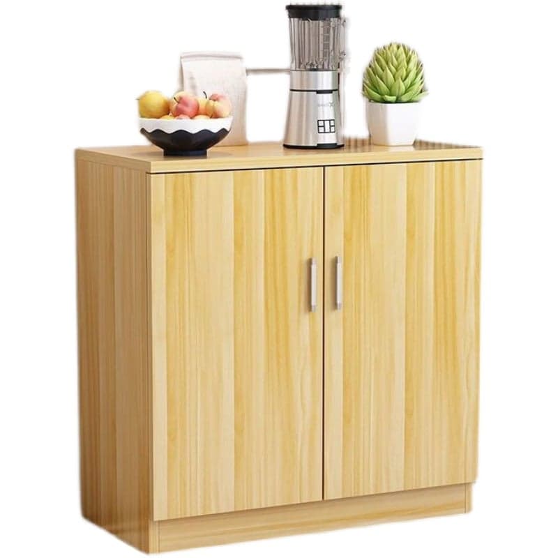1 Exterior Shelf Modish Independent Midnight Black/Chalk Engineered Wood Utility Cabinet with Handle Bars & Cupboard thumbnail 3
