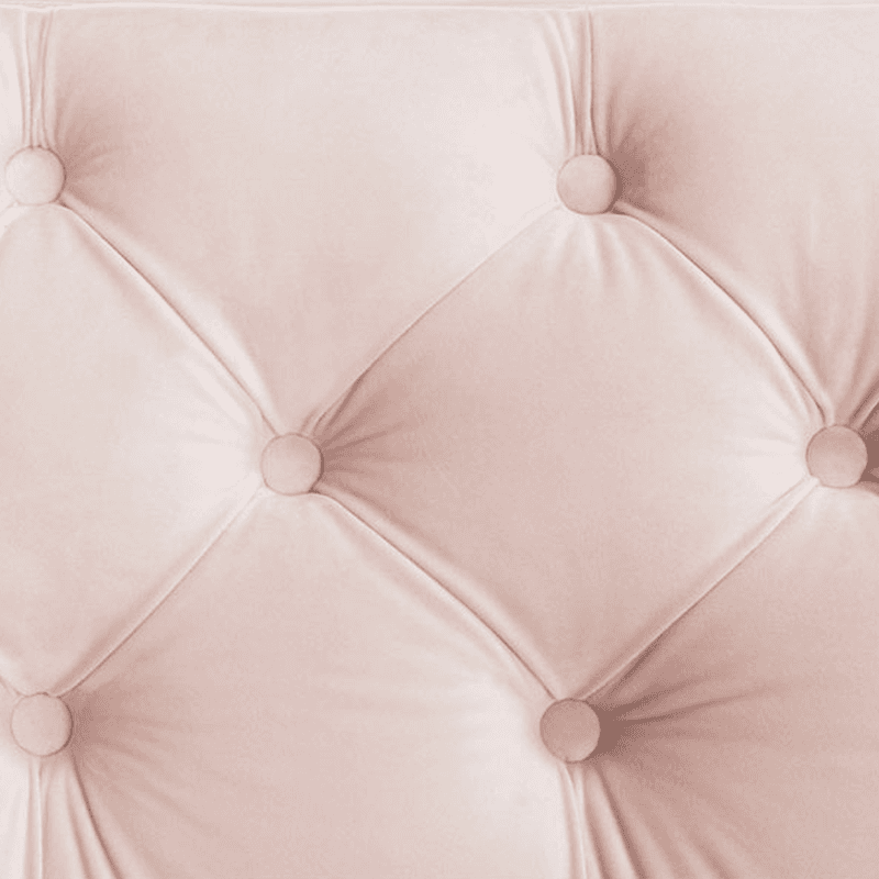 Button-tufted Straight/L-Shape Horizontal/Left Hand Facing Sofa Chaise/Sofa Couch in Rose with Tufted Back thumbnail 6