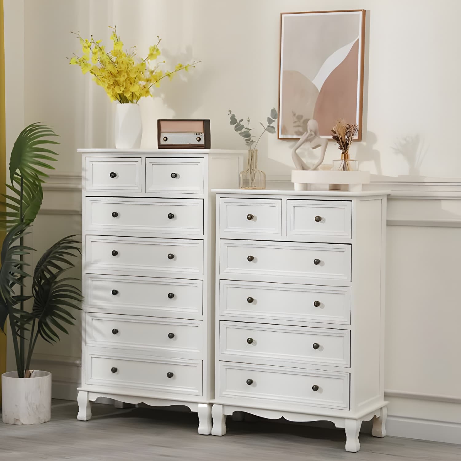 13.65/13.45 Inch Width Storage Chest American Traditional Storage Chest Dresser - image 15