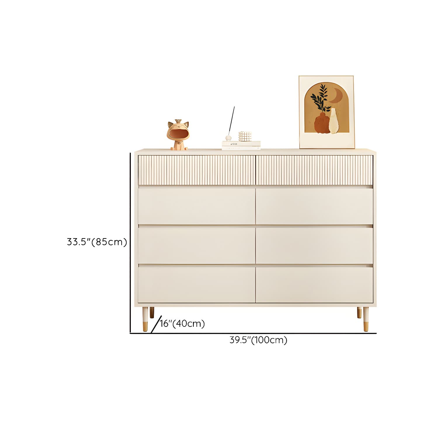Stylish Wood Double Dresser with Soft Close Drawers - Organize Your Bedroom in Style - image 19