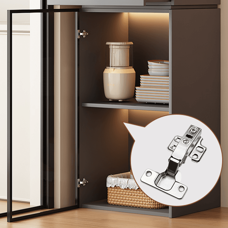 Rectangular Detached Accent Cabinet with Damp-proof, Scratch-immune Glazed Door in Chalk/Sepia and Soft Close Drawer thumbnail 10
