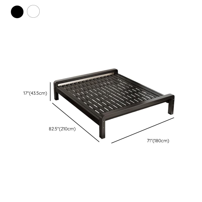 Minimalist Solid Color Tatami Bed/Platform Bed with Alloy Frame and Leg thumbnail 28