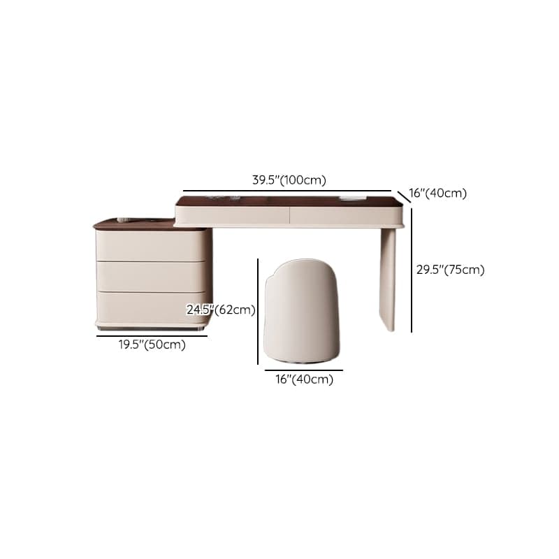 Sleeping Room Scalable Vanity Set/Makeup Vanity with Push-Pull thumbnail 9