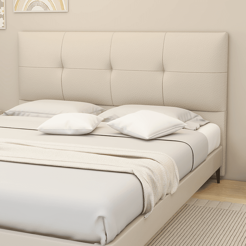 Simplistic Panel Headboard with No Distressing, Piled Tufted Design, Rectangular Shape for Queen/Full/Twin XL Bed, Featuring Sponge Upholstery and Standard Height thumbnail 11