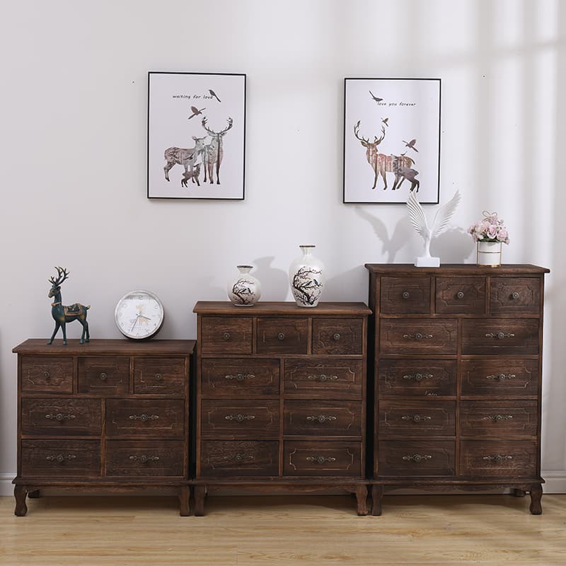 Retro Parlor Standalone Accent Chest with Reclaimed Wood thumbnail 7