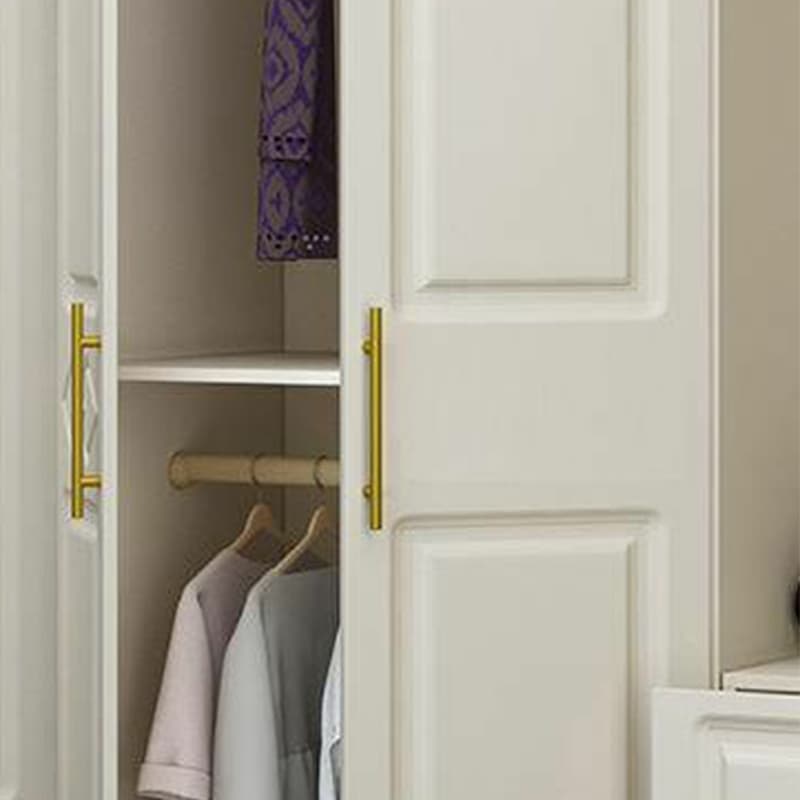 Contemporary Wood Chalk Wardrobe Closet with Interior Shelves&Clothing Rack&3-Drawer/6 Drawers/5-Drawer thumbnail 8