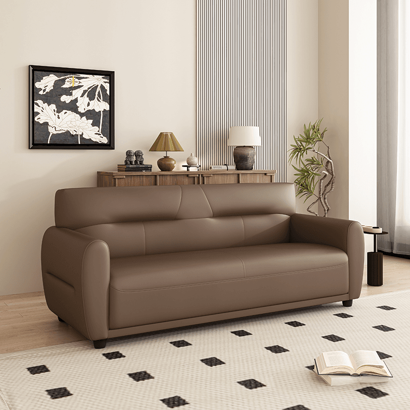 Dark Gray/Sage/Off-White Standard Sofa with Armrest for Drawing Room thumbnail 2