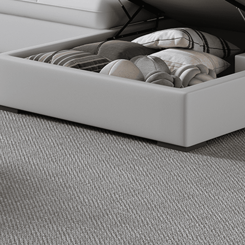 L-Shape/Straight Sofa/Sofa Chaise in Chalk with Under-seat-storage, Right Hand Facing/Horizontal Orientation, and Round Arm thumbnail 8