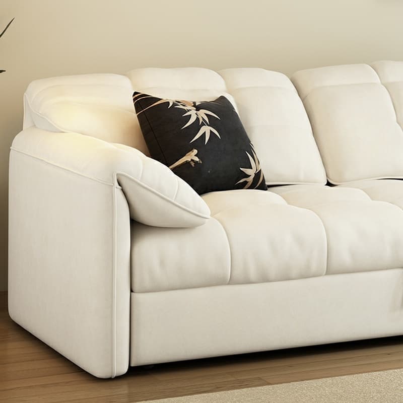 L-Shape/Straight Expandable Tufted Left Hand Facing/Horizontal Sofa Recliner/Sofa Couch with Concealed Support & Hidden Storage thumbnail 5