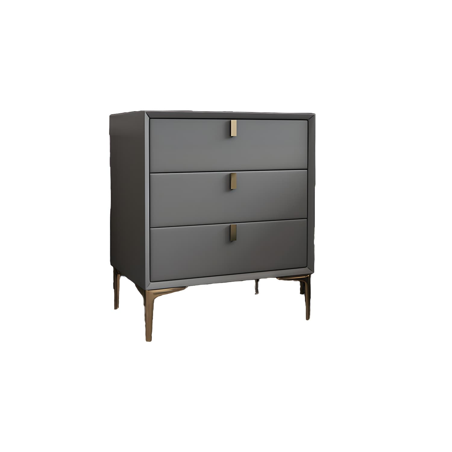 Solid Wood Drawer Storage Night Table 2 Drawer Modern Bed Nightstand thumbnail 13