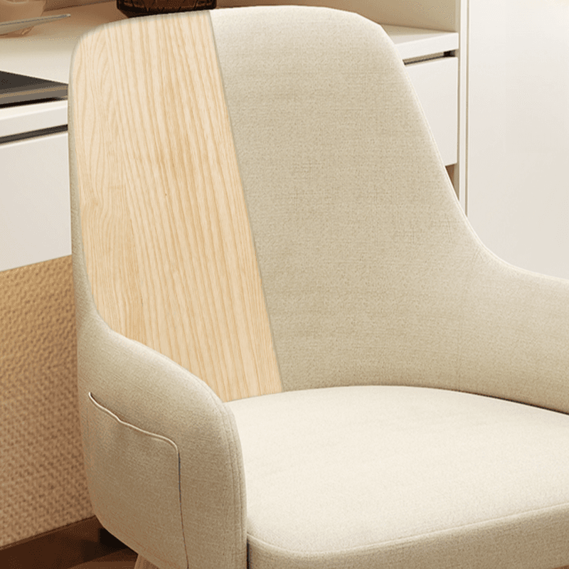 Rotatable/Non-Rotatable Steady Outlined Upholstered Arm Chair for Dinette with Solid Back and Foot Pads in a Modish Style thumbnail 15