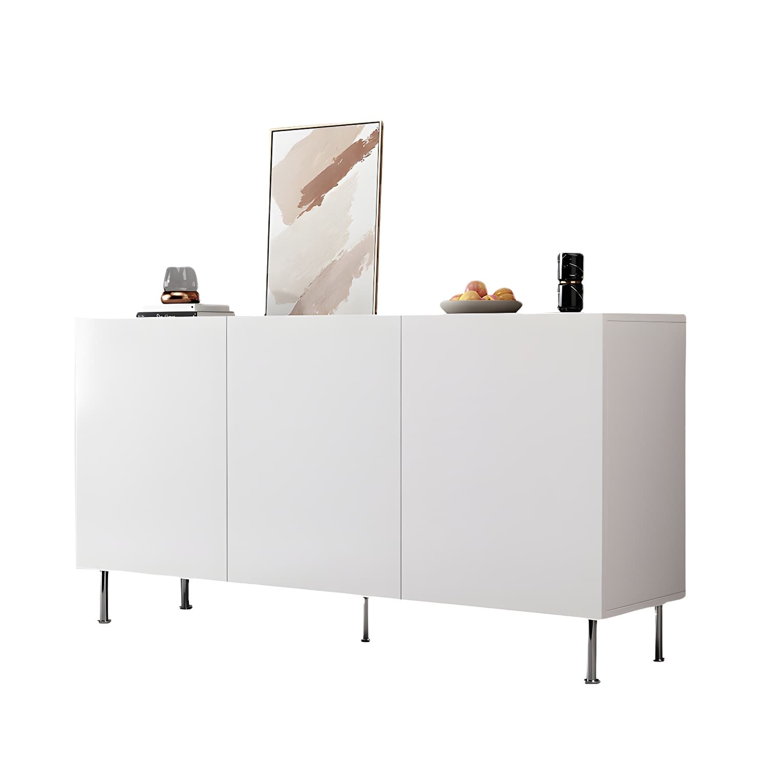 Adjustable Cabinets Sideboard Engineered Wood Sideboard for Living Room - image 8